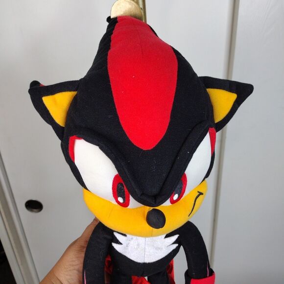 Shadow The Hedgehog 20in Big Shadow Plush Sonic The Hedgehog Video Game Bag - Picture 1 of 9